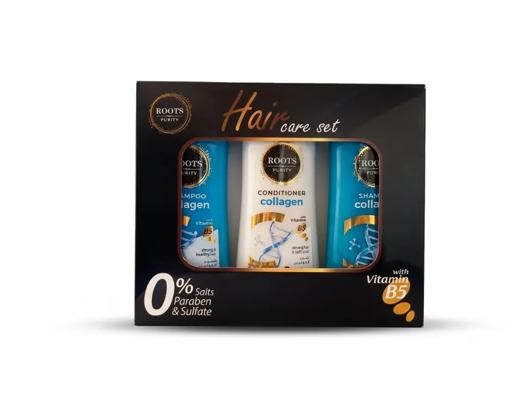 Bundle: 2 Sulfate-Free & Paraben-Free Collagen Shampoos + 1 Collagen Hair Conditioner